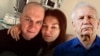 Каляж: Анджэй Пачобут з жонкай Аксанай, Валер Карбалевіч