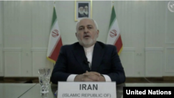 Iran's Foreign Minister Mohammad Javad Zarif addressed the UN Security Council on June 30 by video link regarding the arms embargo.