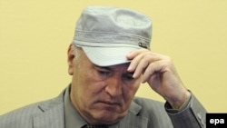 Ратко Младич в суде в Гааге 