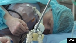 Вадим во время проведения операции