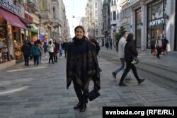На пешаходнай вуліцы Стамбулу
