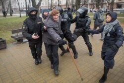 День свободи у Мінську, затримання людей у центрі столиці Білорусі, 25 березня 2017 року