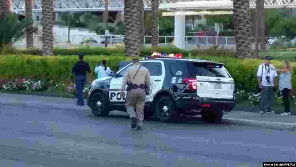 نیروهای امنیتی در لاس وگاس