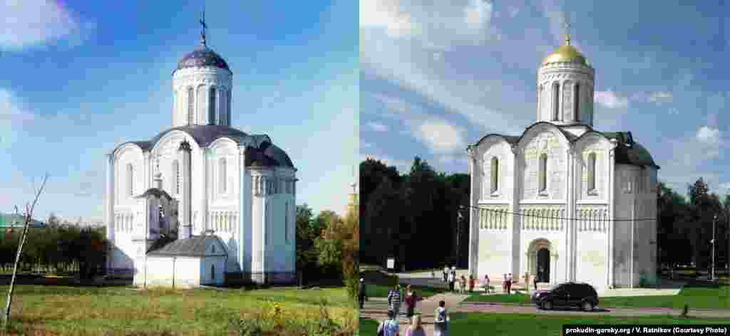 Dmitrievskii Cathedral in Vladimir, Russia. 1911/2009