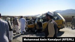 File photo a traffic accident in Afghanistan.