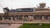 Syria -- A view shows sand bags in front of the airport in the northern city of Aleppo, 12Dec2012