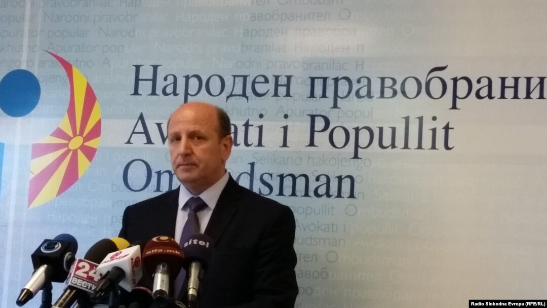 Прес конференција на Народниот правобранител Иџет Мемети.