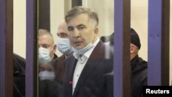 Fostul președinte georgian Mihail Saakașvili este încarcerat din octombrie 2021. (foto de arhivă)