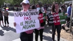 Paris Rally Pledges Solidarity With Afghan Women