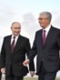 Kazakhstan – Russian President Vladimir Putin welcomed by Kazakh President Kassym-Jomart Tokayev at Astana Airport. Astana, May 27, 2026. 
