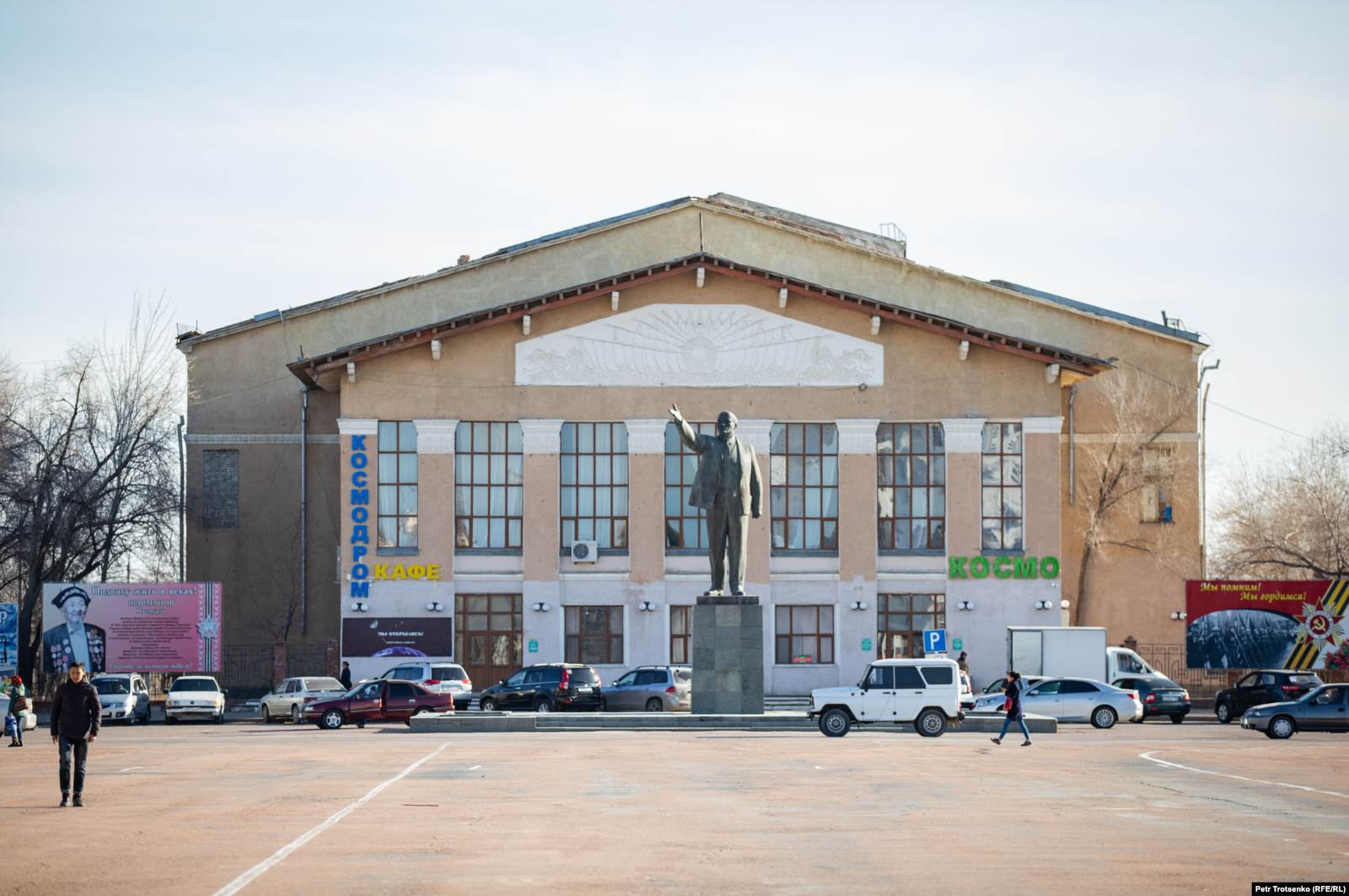 Центральная площадь в Байконуре 15 марта 2019 года.