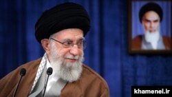 Iran -- Iran's Supreme Leader Ali Khamenei delivers a speech in Tehran, March 20, 2021.