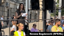 Obraćanje studentkinje Aleksandre Nikolić, 8. septembar 2025.