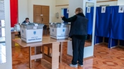Secție de vot în Republica Moldova, la Ialoveni, 16 mai 2025.