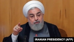 Президент Ирана Хасан Роухани на заседании кабинета министров страны, 3 июля 2019 года