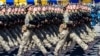 Жанчыны-вайскоўкі на парадзе ў Дзень Незалежнасьці. Кіеў, 24 жніўня 2018 году