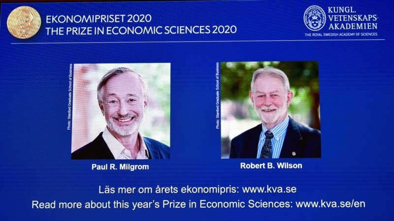 Premiului Nobel pentru economie 2020 - economiștii americani Paul R. Milgrom și Robert B. Wilson