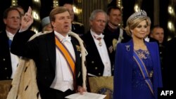 Король Нидерландов Виллем-Александр (принесение присяги в апреле 2013 г.)