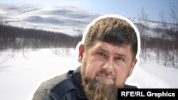 Кадыров на крайнем севере (коллаж)