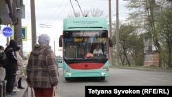 Ольга Бондар стала водійкою тролейбуса і назвала його «тролейбусом перемоги»