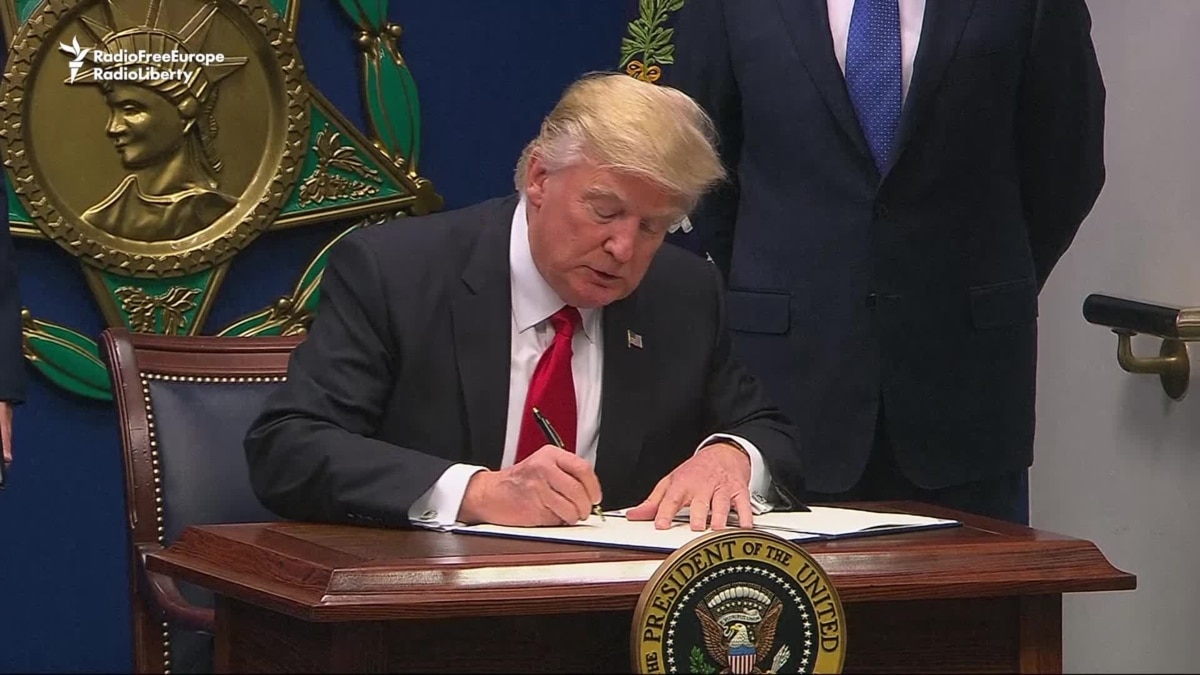 Trump Signs Executive Order On Immigration 'Vetting'