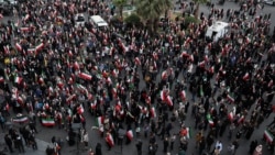 İranda ABŞ-İsrail zərbələrinə qarşı etirazlar