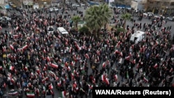 İranda ABŞ-İsrail zərbələrinə qarşı etirazlar