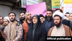 Governor of Quds City in Tehran Province,Layla Vaseqi (C), 2019.