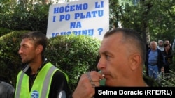 Sarajevo: Protest radnika ZOI'84 