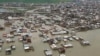 A handout picture provided by the Iranian presidency on March 27, 2019, shows areas affected by floods in the country's northeastern Golestan region. 