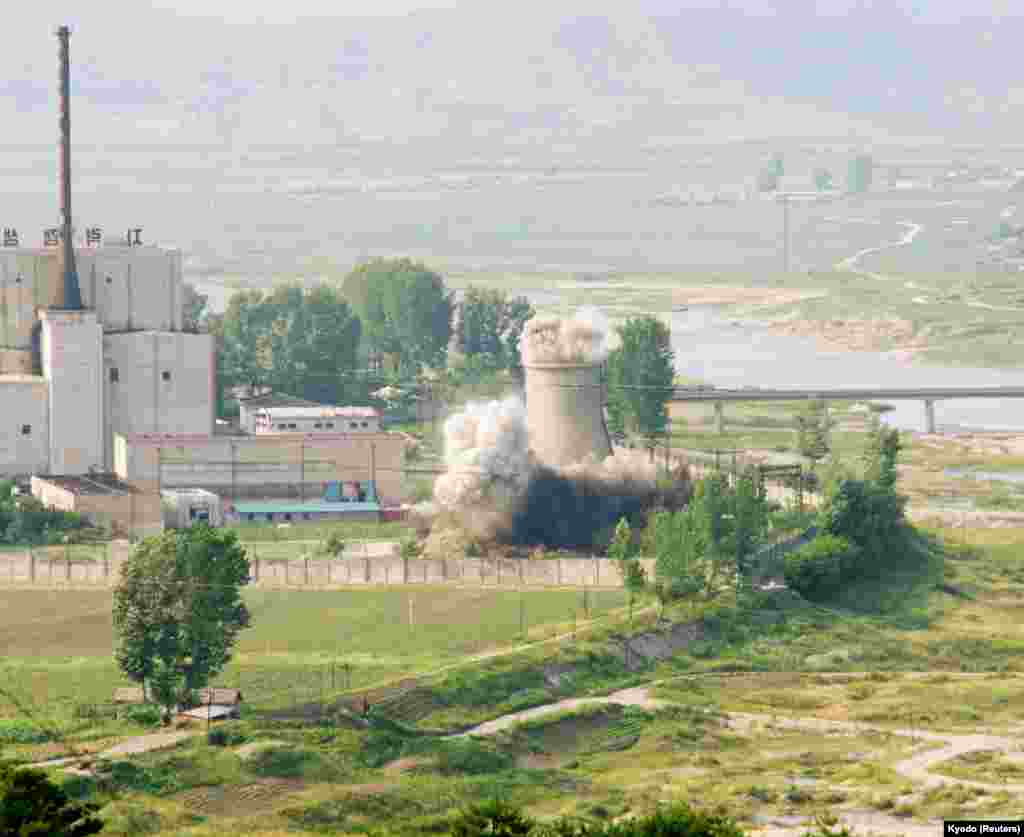 Despite negotiating several acts of apparent &ldquo;good faith,&rdquo; like this demolition of a cooling tower at a plutonium-producing reactor in 2008, the international community seemed unable to stop North Korea&rsquo;s development of nuclear weapons and the ballistic missiles needed to carry them.
