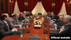 إجتماع بين التحالف الكردستاني والقائمة العراقية في أربيل