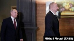 V.Putin və İ.Əliyev