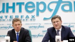 Энергетика министри Александр Новак жана "Газпромдун" башчысы Алексей Миллер. 16-июнь, 2014-жыл, Москва.