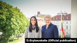 Президент Литвы Даля Грибаускайте и украинская певица Джамала