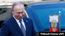 Владимир Путин в Париже, 9 декабря 2019 года