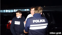 Михаил Саакашвили во время задержания на территории Грузии, 1 октября 2021