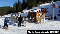 Ski lift na planini Vlašić (13. decembar 2015.)