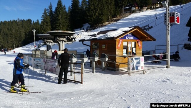 Ski lift na planini Vlašić (13. decembar 2015.)