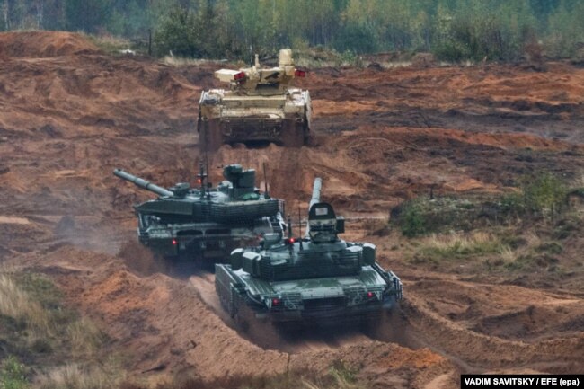 Военный полигон под Лугой, учения "Запад-2017"