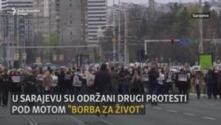 'Borba za život': Novi protesti u Sarajevu zbog nenabavke vakcina