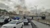 Protests on Imam Ali highway in Tehran, Iran, November 16 2019