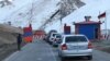 An Armenian checkpoint along the Vardenis-Sotk road set up after the 2020 war with Azerbaijan over Nagorno-Karabakh (file photo).