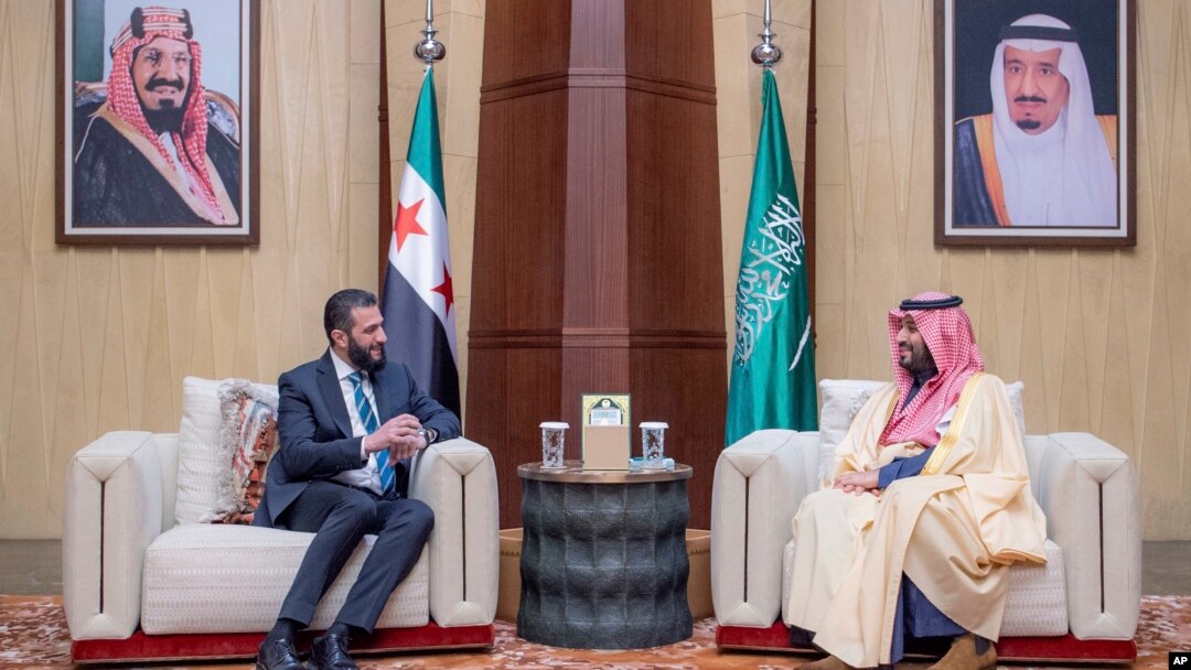 محمد بن سلمان و احمد الشرع