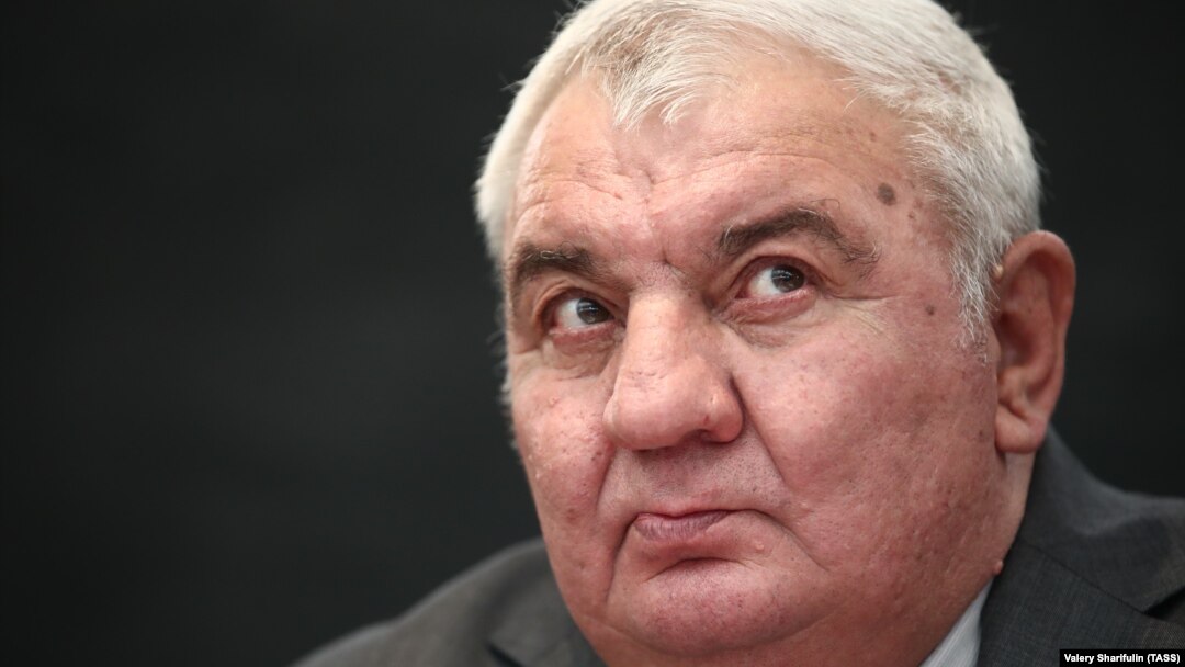 Yuri Khachaturov attends a conference in Moscow in 2018.