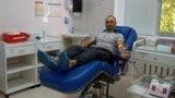 Moldova, Ion Crăciun is 40 and has been a voluntary blood donor for 15 years