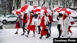 Женская протестная акция. 14 января, Минск