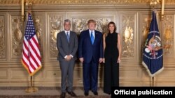 Presidenti amerikan, Donald Trump dhe ai i Kosovës, Hashim Thaçi.