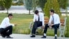 Turkmenistan. weekly photos 36th (hepte) week. boys , cellphone , park , bank , students