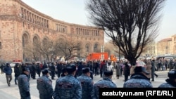 Armenia - Small business owners continue protest against a tax hike, Yerevan, March 3, 2025.